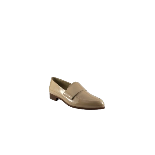 Django and Juliette Gabrian Camel Patent Leather Loafer