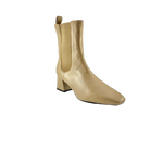Unisa Lozoya Camel Leather Ankle Boot