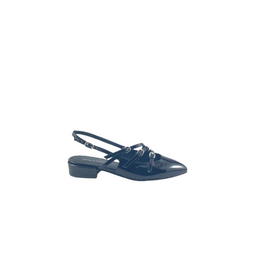 Django and Juliette Eandra Black Patent Leather