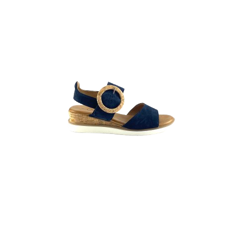 Cabello Aspen Sandal Navy Suede