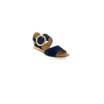 Cabello Aspen Sandal Navy Suede