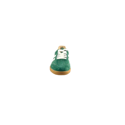 Just Bee Crystal Green/Biege Leather Sneaker