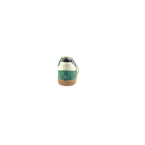 Just Bee Crystal Green/Biege Leather Sneaker