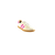 Just Bee Crystal Beige/Fuscia Leather Sneaker