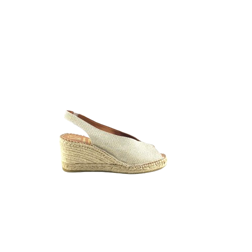 Viguera 2127 Leather espadrille Wedge Natural