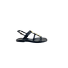 Carrano 777025 Leather Sandal Black