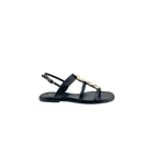 Carrano 777025 Leather Sandal Black