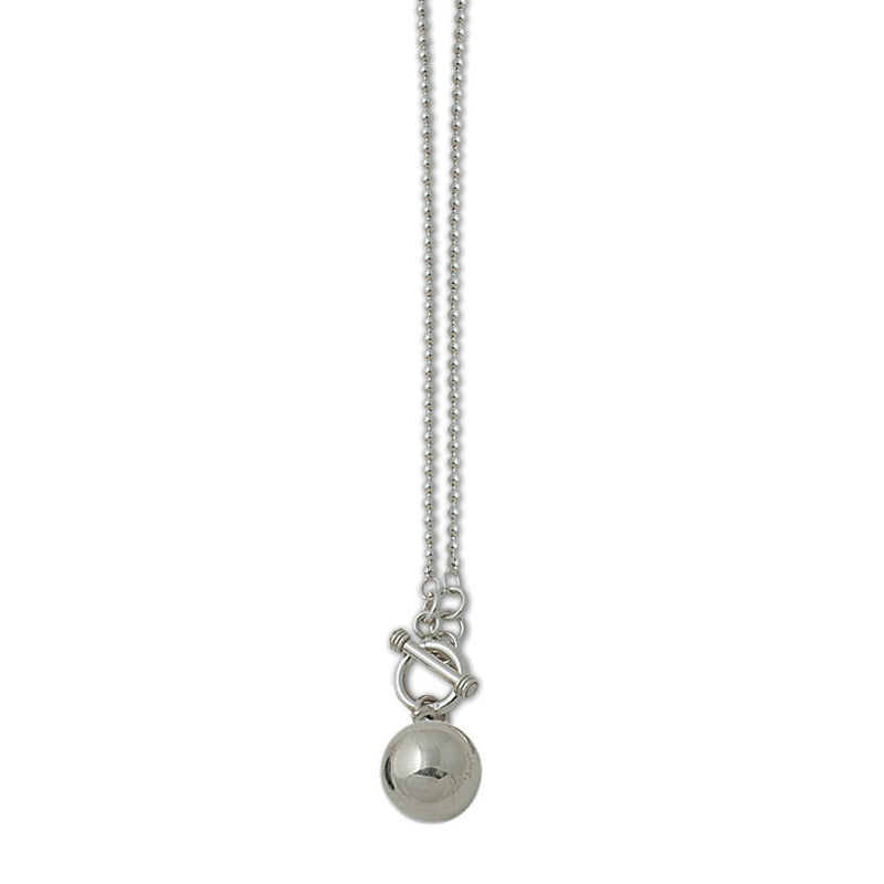 Von Treskow Chime Ball Necklace Silver