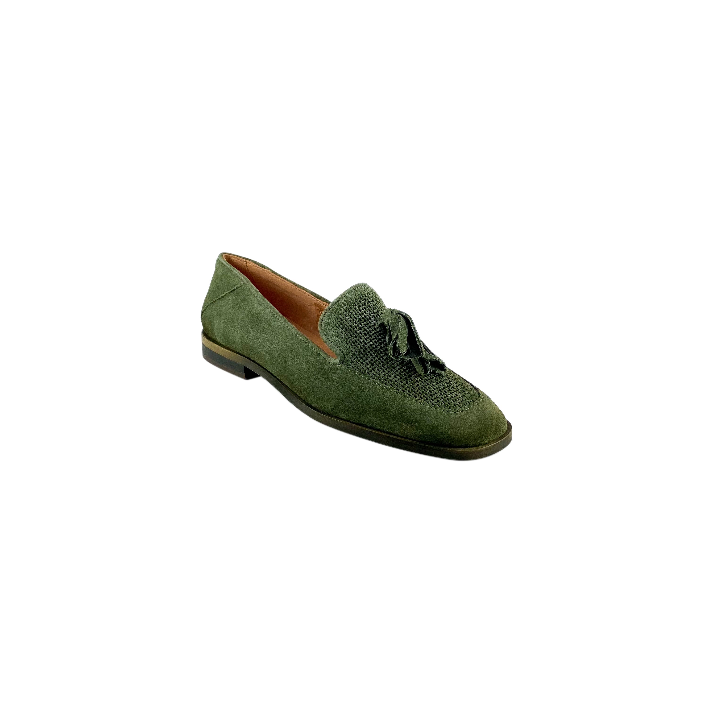 Green suede sale shoes