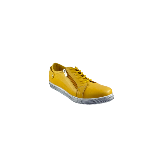 Cabello EG18 Leather Sneaker Mustard