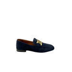 Babouche 5603 Navy Suede Loafer