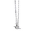 Von Treskow Clip Chain Necklace With VT Disc Toggle Silver