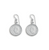 Threepence Earrings Silver